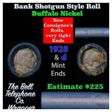 Buffalo Nickel Shotgun Roll in Old Bank Style 