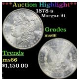 *Highlight* 1878-s Morgan Dollar $1 ms66 SEGS (fc)