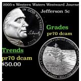 2005-s Western Waters Proof Jefferson Nickel Westw