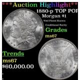 *Highlight* 1880-p Morgan Dollar TOP POP! $1 ms67