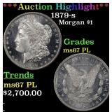 *Highlight* 1879-s Morgan Dollar $1 ms67 PL SEGS (