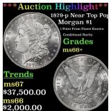 *Highlight* 1879-p Morgan Dollar Near Top Pop! $1