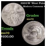 2002-W West Point Modern Commem Dollar $1 ms70 SEG