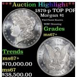 *Highlight* 1879-p Morgan Dollar TOP POP! $1 ms67+