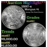 *Highlight* 1897-s Morgan Dollar $1 ms66+ SEGS (fc