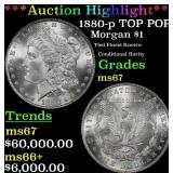 *Highlight* 1880-p Morgan Dollar TOP POP! $1 ms67