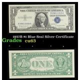 1957B $1 Blue Seal Silver Certificate Grades Selec