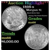 *Highlight* 1898-s Morgan Dollar $1 ms66 SEGS (fc)