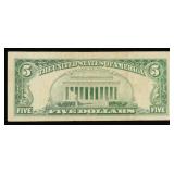 1963 $5 Red Seal United States Note Grades vf++