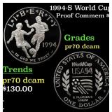 1994-S World Cup Proof Modern Commem Dollar $1 pr7