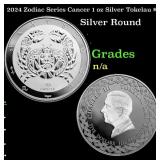 2024 Zodiac Series Cancer 1 oz Silver Tokelau $5