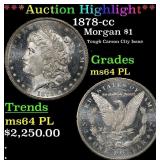 *Highlight* 1878-cc Morgan Dollar $1 ms64 PL SEGS