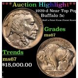 *Highlight* 1929-d Buffalo Nickel Near Top Pop! 5c