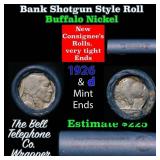 Buffalo Nickel Shotgun Roll in Old Bank Style 