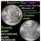*Highlight* 1878-cc Morgan Dollar Near Top Pop! $1