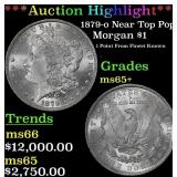 *Highlight* 1879-o Morgan Dollar Near Top Pop! $1