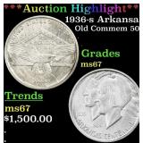 *Highlight* 1936-s Arkansas Old Commem Half Dollar