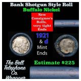 Buffalo Nickel Shotgun Roll in Old Bank Style 