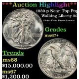 *Highlight* 1939-p Walking Liberty Half Dollar Nea