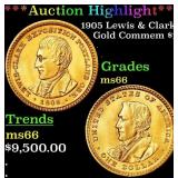 *Highlight* 1905 Lewis & Clark Gold Commem Dollar