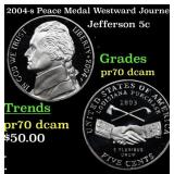 2004-s Peace Medal Proof Jefferson Nickel Westward