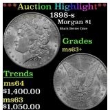 *Highlight* 1898-s Morgan Dollar $1 ms63+ USCG (fc