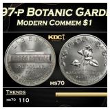 1997-p Botanic Garden Modern Commem Dollar $1 ms70