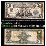 1899 $2 Large Size Silver Certificate 'Mini-Portho