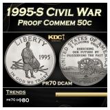 1995-S Civil War Proof Modern Commem Half Dollar 5