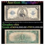 1923 $5 Large Size Silver Certificate 'Porthole No