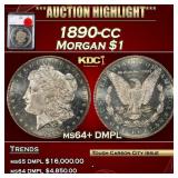 1890-cc Morgan Dollar $1 ms64+ DMPL SEGS