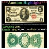1891 $2 Large Size Silver Certificate 'Windom Note