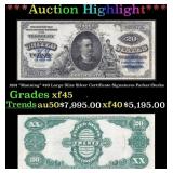 1891 $20 Large Silze Silver Certificate 'Manning'