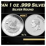 2024 Silver Swan 1 oz .999 Silver Australia $1