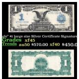 1899 $1 large size Silver Certificate 'Black Eagle