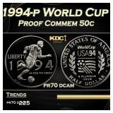 1994-p World Cup Proof Modern Commem Half Dollar 5