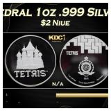 2021 Tetris St. Basil's Cathedral 1oz .999 Silver