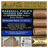 174- MARSHALL FIELDS RARE UNC BLUE Lvl 20 Coin Mor