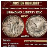 1920-s Clashed Dies FS-401 Standing Liberty Quarte