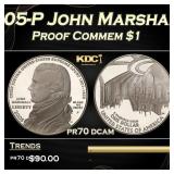 2005-P John Marshall Proof Modern Commem Dollar $1