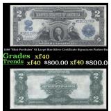 1899 $2 Large Size Silver Certificate 'Mini-Portho