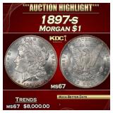 1897-s Morgan Dollar $1 ms67 SEGS