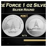 U.S. Space Force 1 oz Silver Round