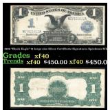1899 $1 large size Silver Certificate 'Black Eagle