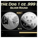 2018 Year of the Dog 1 oz .999 Silver Round