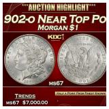 1902-o Morgan Dollar Near Top Pop! $1 ms67 SEGS