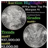 *Highlight* 1879-p Morgan Dollar Near Top Pop! $1