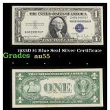 1935D $1 Blue Seal Silver Certificate Grades Choic