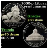 2000-p Library of Congress Proof Modern Commem Dol