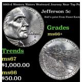 2005-d Western Waters Jefferson Nickel Westward Jo